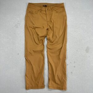 Prana Slim Fit Pants Mens‎ 36x30 Tan Straight Leg Casual Everyday Stretch Travel